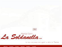 Tablet Screenshot of garnilasoldanella.it